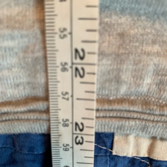 LOFT 3/4 length sleeve. Gray blouse. Size M. - Picture 7 of 7